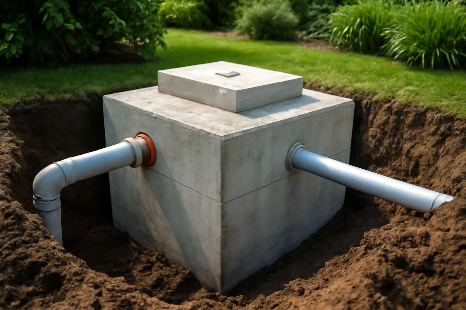 concrete septic tank
