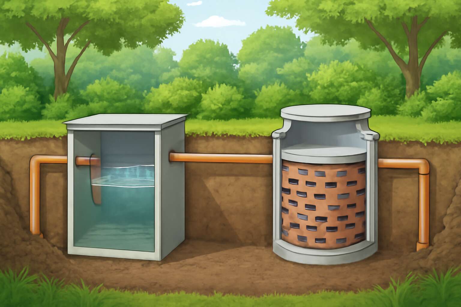 septic tank or soak pit