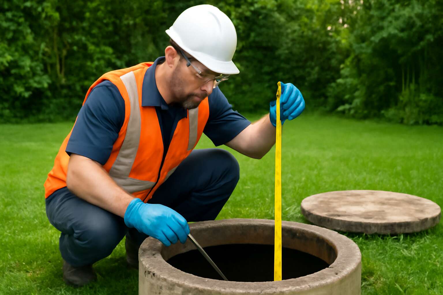 when to drain septic tank