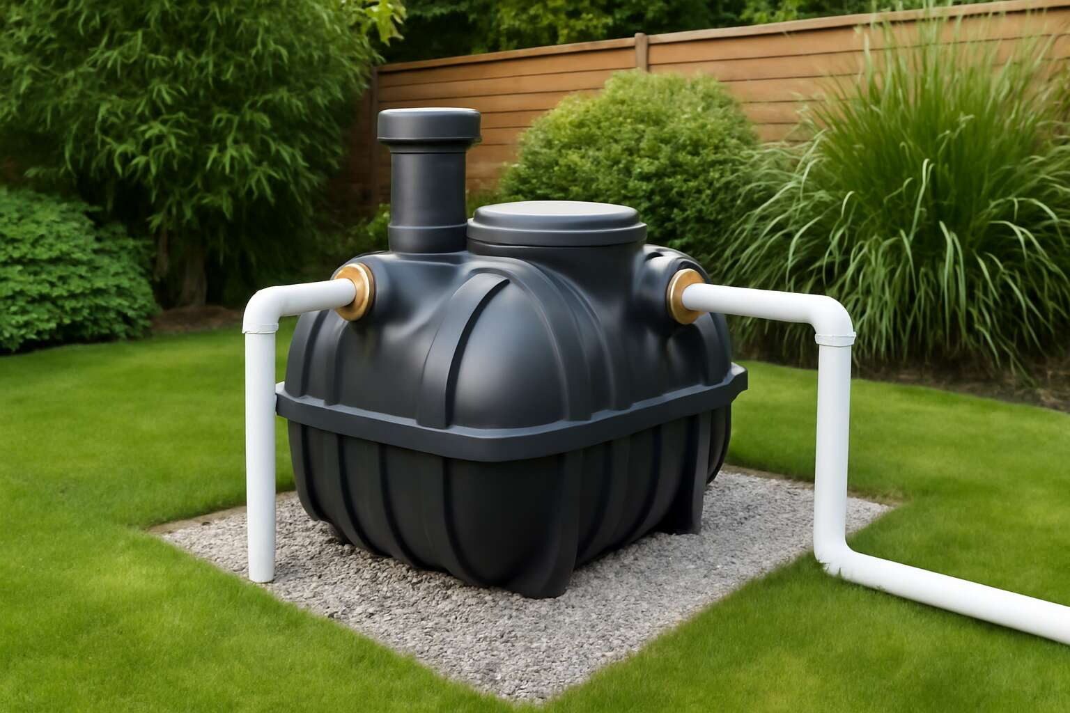 septic tank above ground