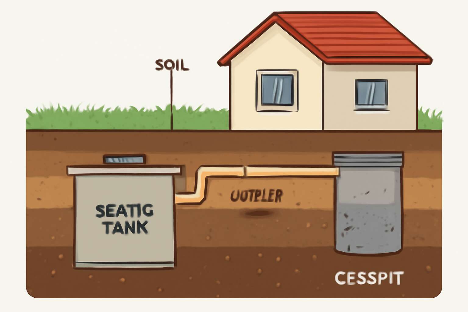 septic tank vs cesspit
