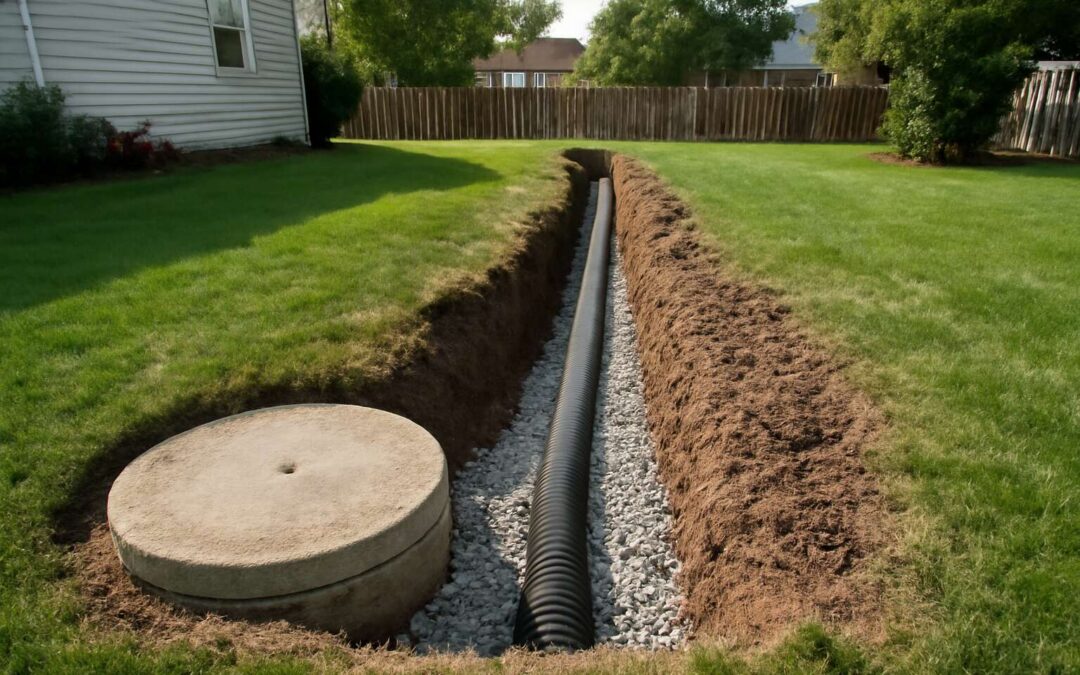 Transform your yard with a septic tank with french drain system