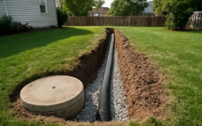 Transform your yard with a septic tank with french drain system