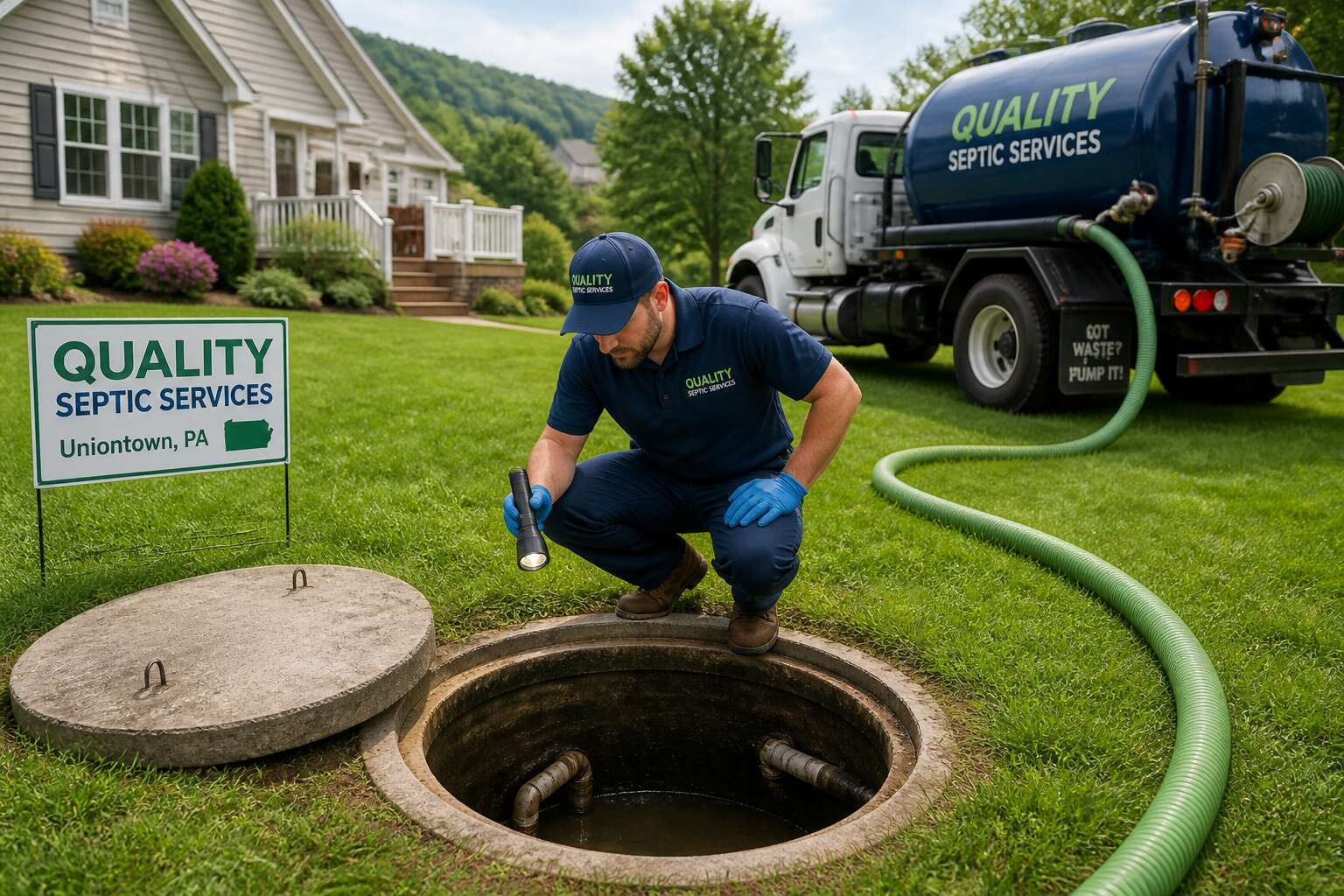 septic tank cleaning uniontown pa