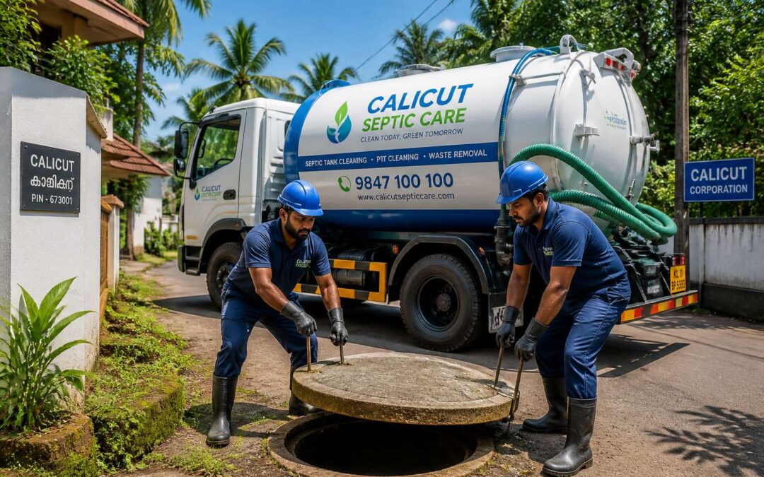 Book septic tank cleaning calicut today.